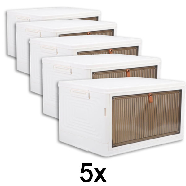 5x Кутия за съхранение с капак | ORGABOX