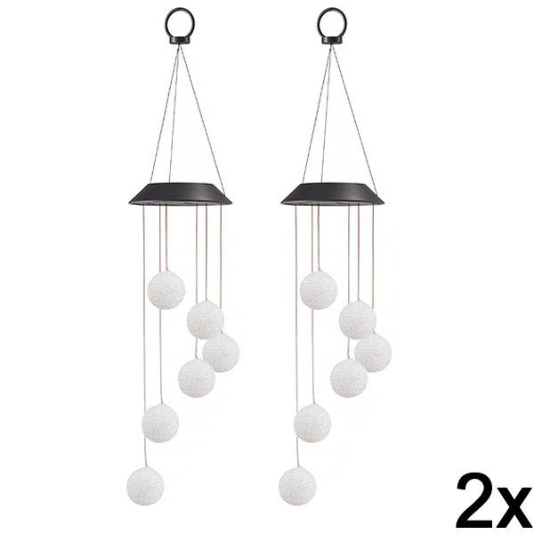2x Слънчева LED лампа за окачване | AURAWIND