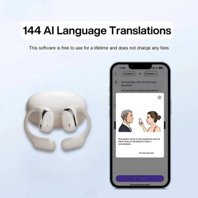 Слушалки с изкуствен интелект за превод | TRANZIO